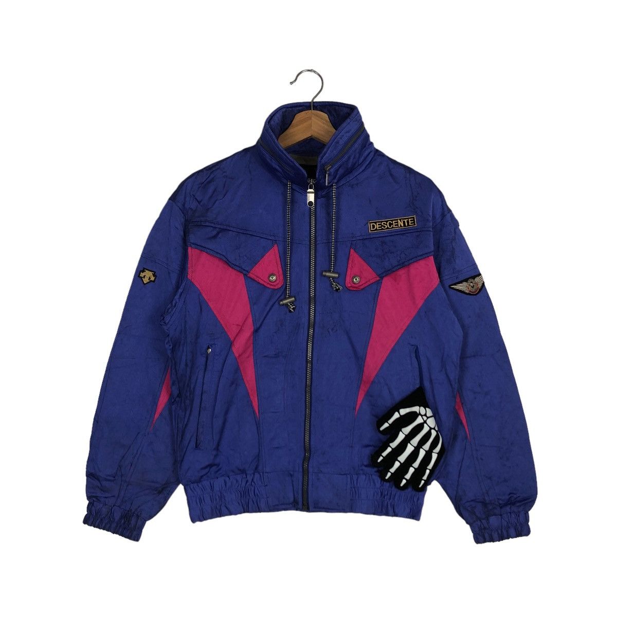 Japanese Brand VINTAGE CROPPED SKI JACKET DESCENTE RACING EQUIPMENT JAPAN Size US S / EU 44-46 / 1 - 1 Thumbnail