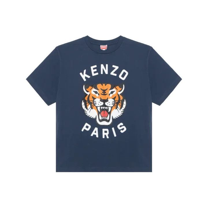 Kenzo Kenzo SS24 Tiger Logo Graphic Tee 0079 Size US L / EU 52-54 / 3 - 1 Thumbnail