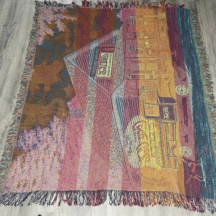Vintage Coca Cola Gas Station Blanket Grailed