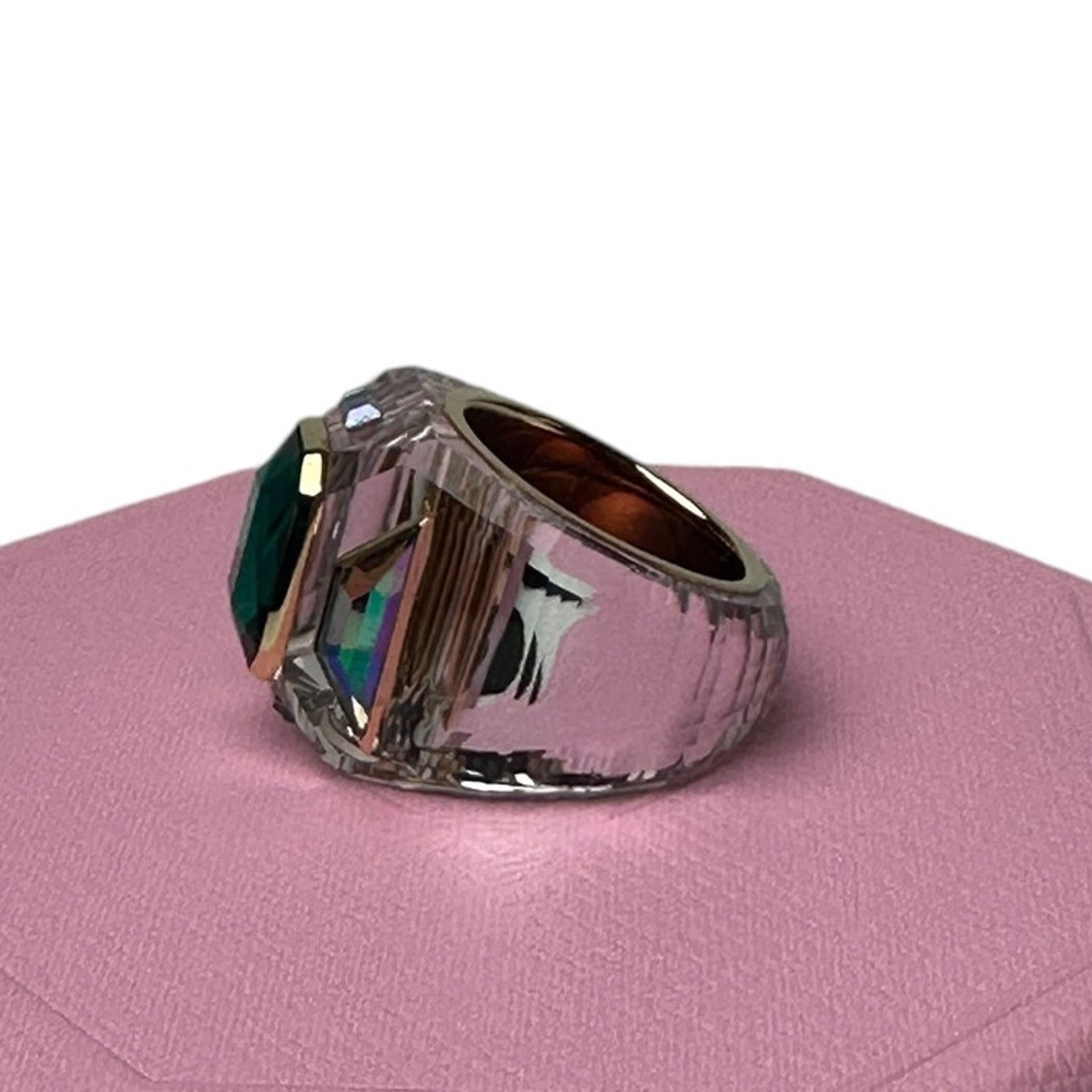 Swarovski Swarovski Chroma cocktail ring Green, EUR 58 USA 8 Size ONE SIZE - 5 Thumbnail