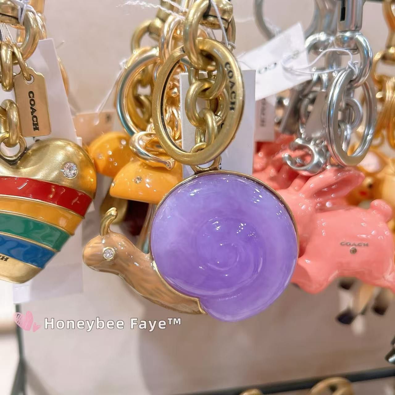 Coach Snail Bag Charm CAX69 Size ONE SIZE - 1 Thumbnail
