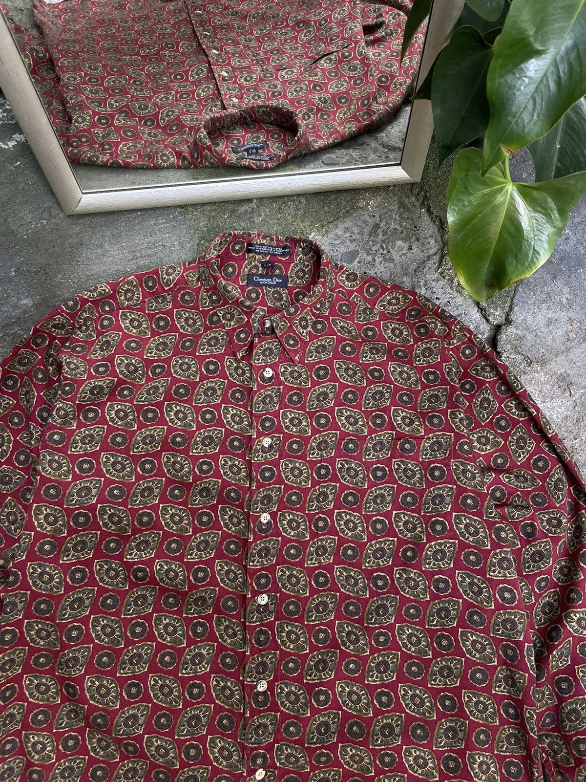Christian Dior Monsieur ⚜️RARE⚜️ Christian Dior Monsiuer 90’s Shirt Button Up Size US L / EU 52-54 / 3 - 3 Thumbnail