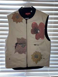 Supreme Supreme Nate Lowman Work Vest Natural taille M | Grailed