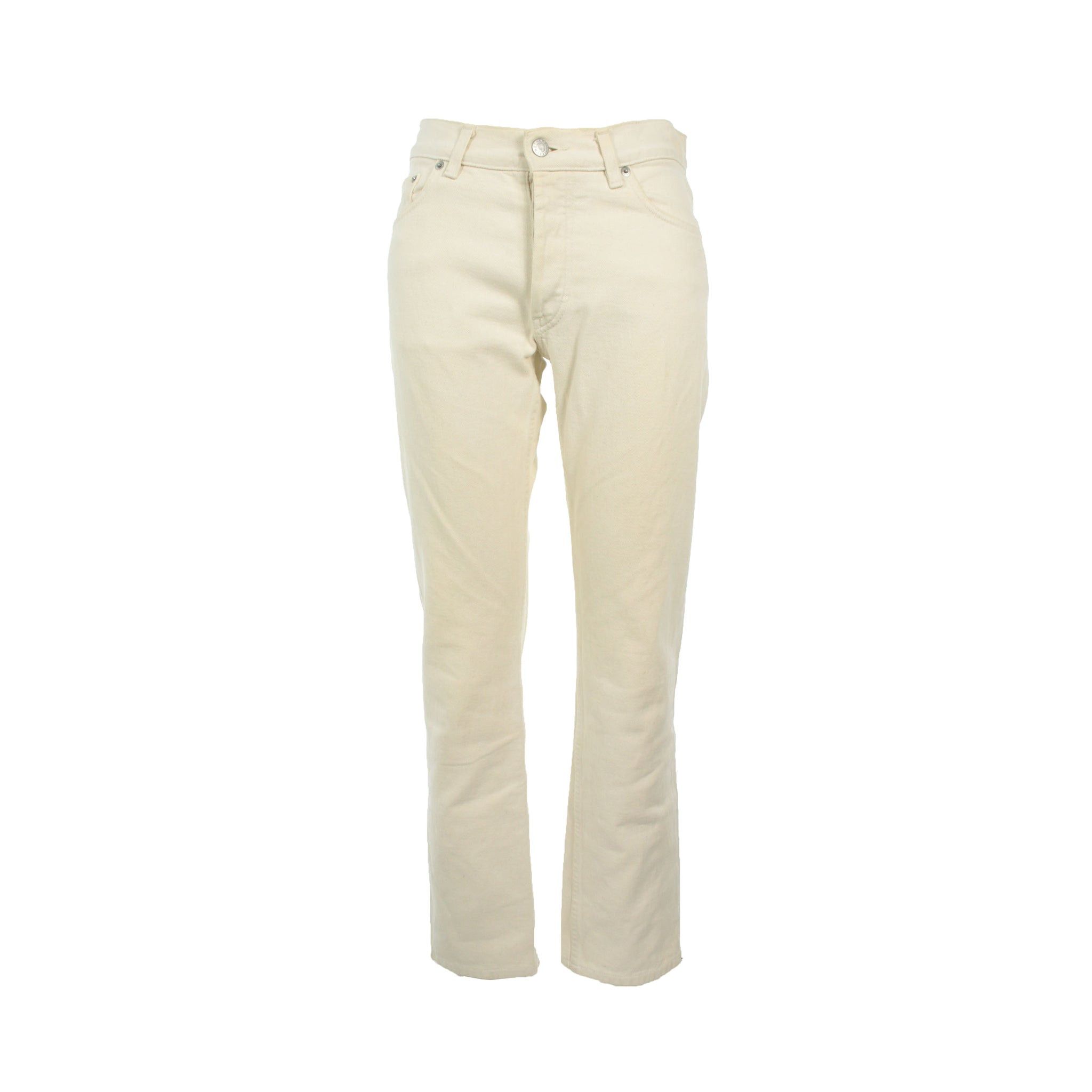 Helmut Lang 1998 White Denim Jeans | Grailed