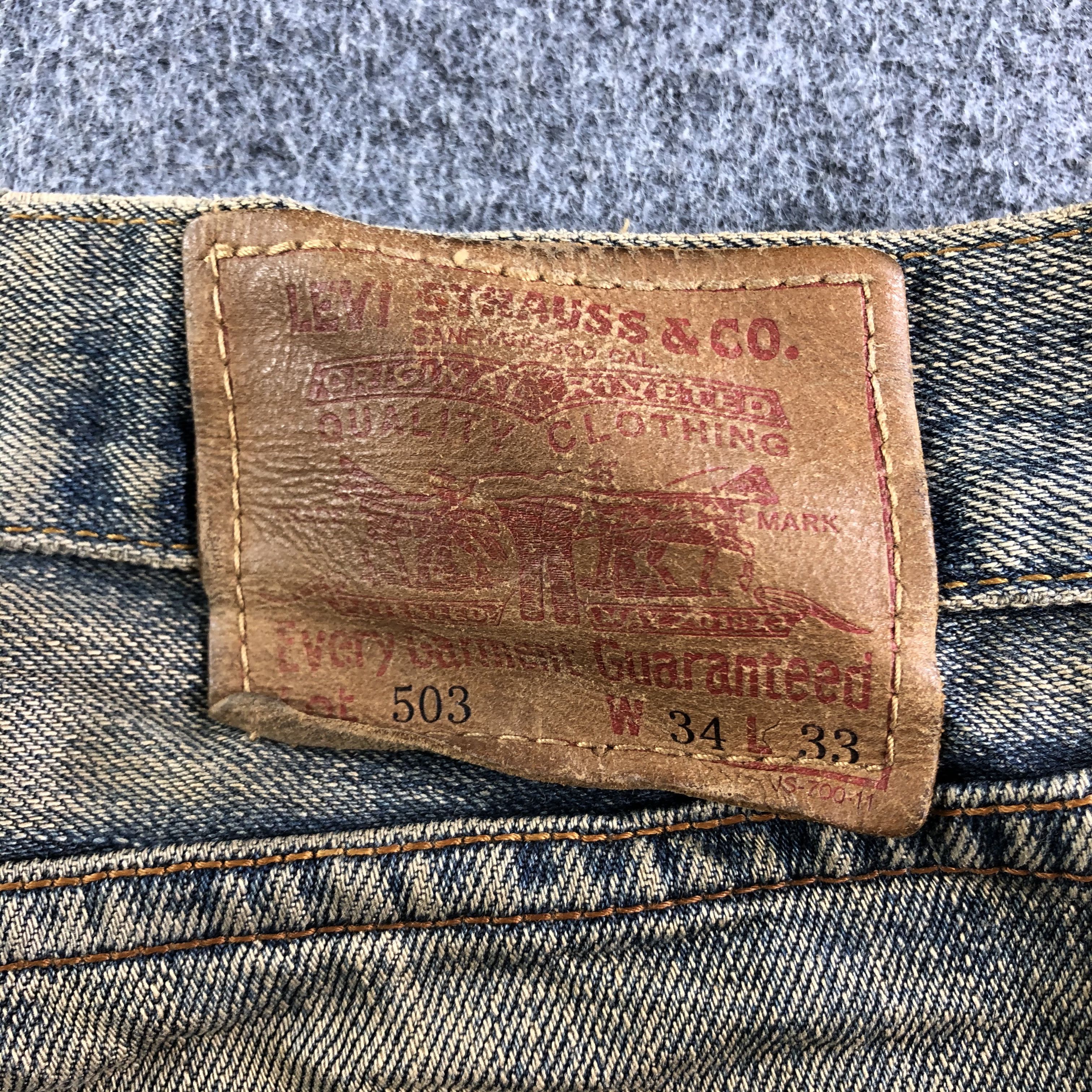 Levi's 90s Vintage Levis 503 Jeans-J4015 Size US 35 - 5 Thumbnail