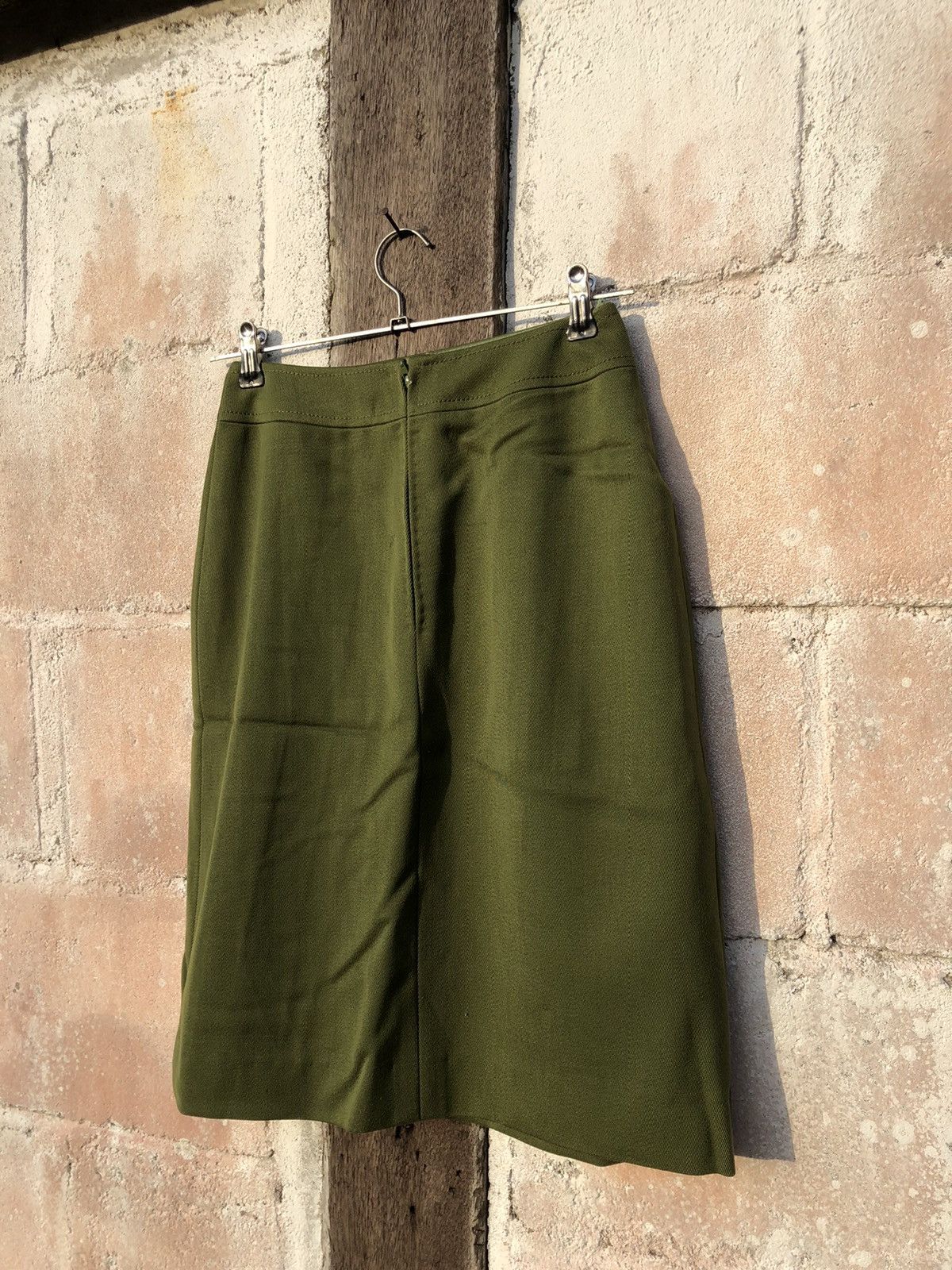 Celine Celine Midi Skirt Women green Color Size 26" / US 2 / IT 38 - 4 Thumbnail