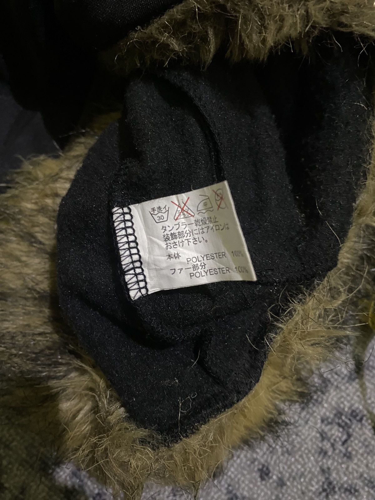 Y2k La gate ifsixwasnine lgb mohawk fur hoodie