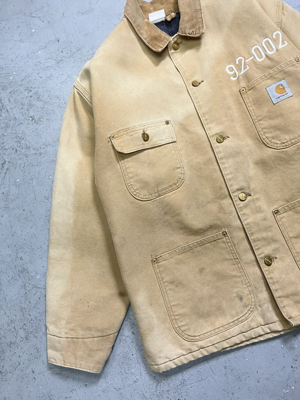 Carhartt × Japanese Brand × Vintage VTG Carhartt Michigan Chore Coat Jacket Size US XL / EU 56 / 4 - 3 Thumbnail