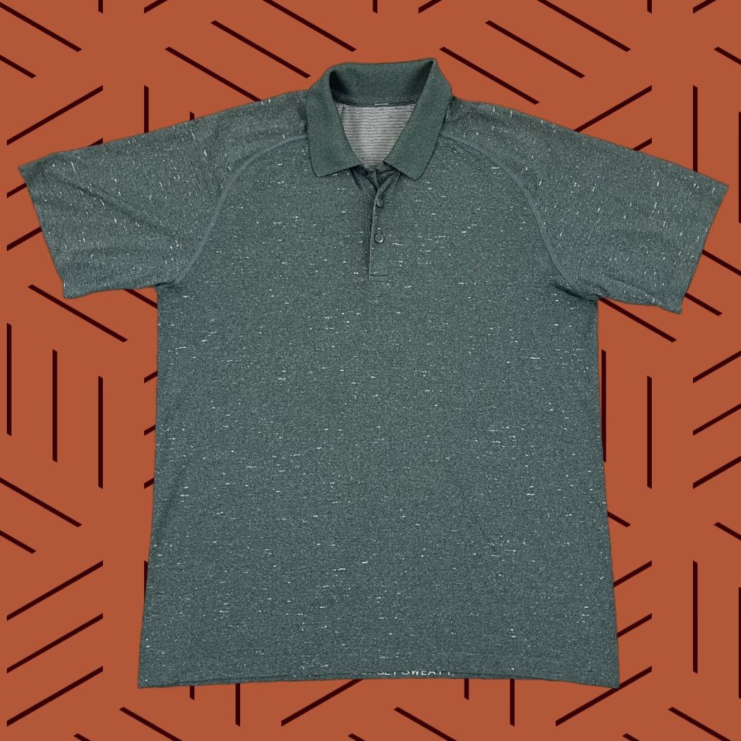 Lululemon Lululemon Shirt Mens Large Green Metal Vent Performance Golf Casual Preppy Size US L / EU 52-54 / 3 - 1 Thumbnail