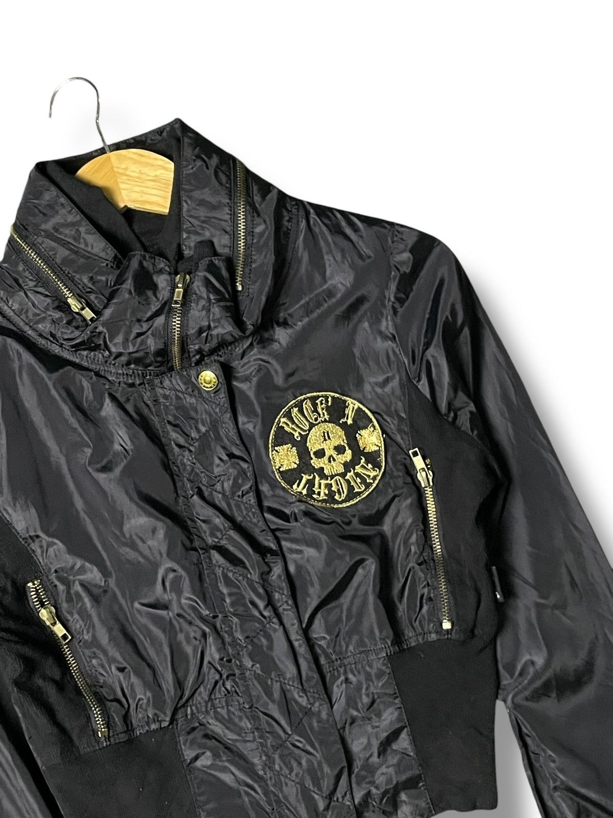If Six Was Nine × Japanese Brand × Le Grande Bleu (L.G.B.) Japanese Brand Punk Crop Jacket (73) Size US XXS / EU 40 - 2 Thumbnail