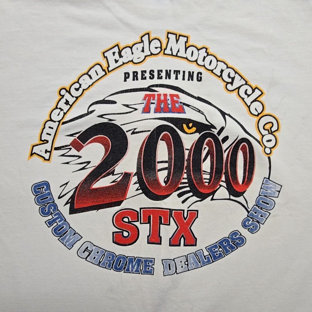 Vintage Vintage American Eagle Motorcycle Chrome Dealers Show L Tee Size US L / EU 52-54 / 3 - 2 Thumbnail