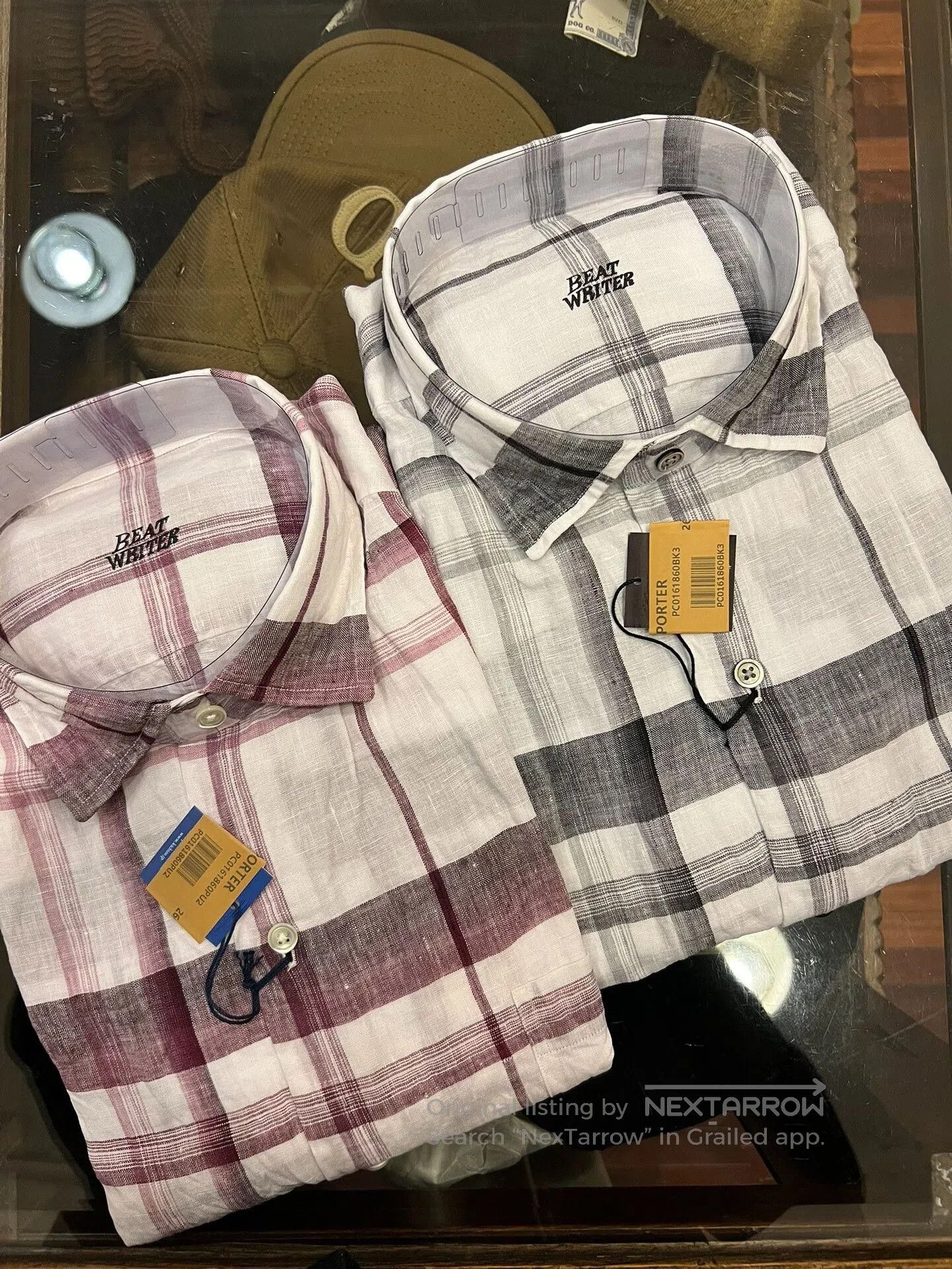 Japanese Brand Black Check Short Sleeve Shirt. Size US L / EU 52-54 / 3 - 1 Thumbnail