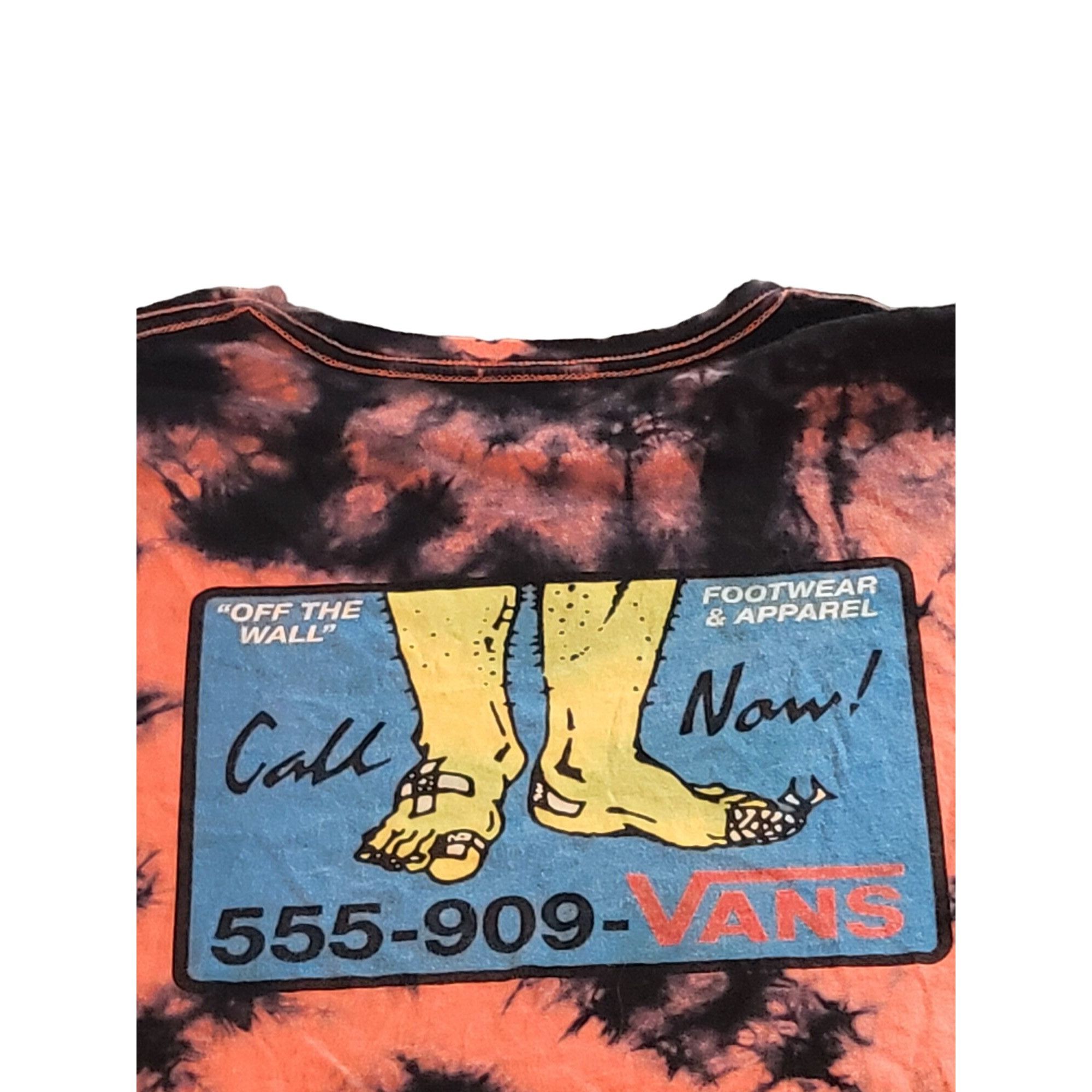 Vans Vans Premium Tie Dye Tshirt Men Sz XXL Double Sided Pink Bla Size US XXL / EU 58 / 5 - 8 Thumbnail