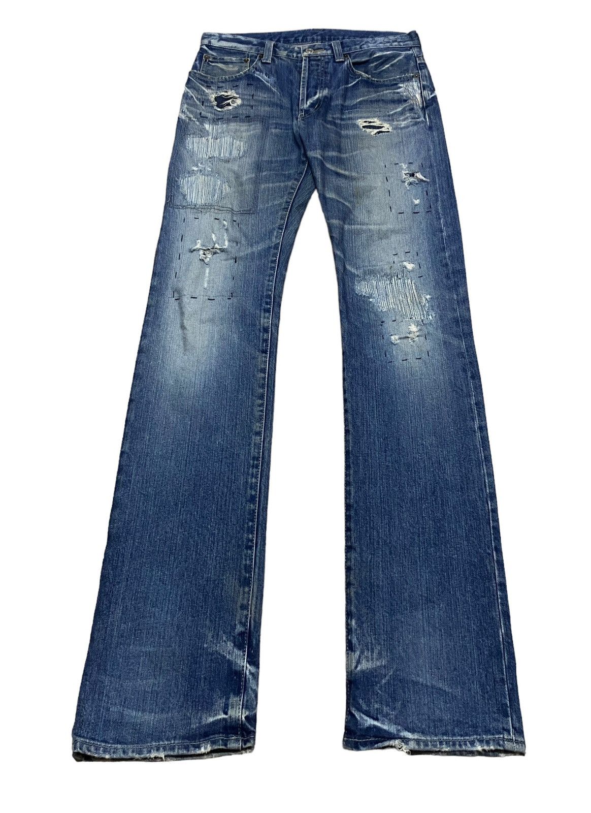 If Six Was Nine × KMRii × Other Nicolas Lee Onyx Skirt Denim