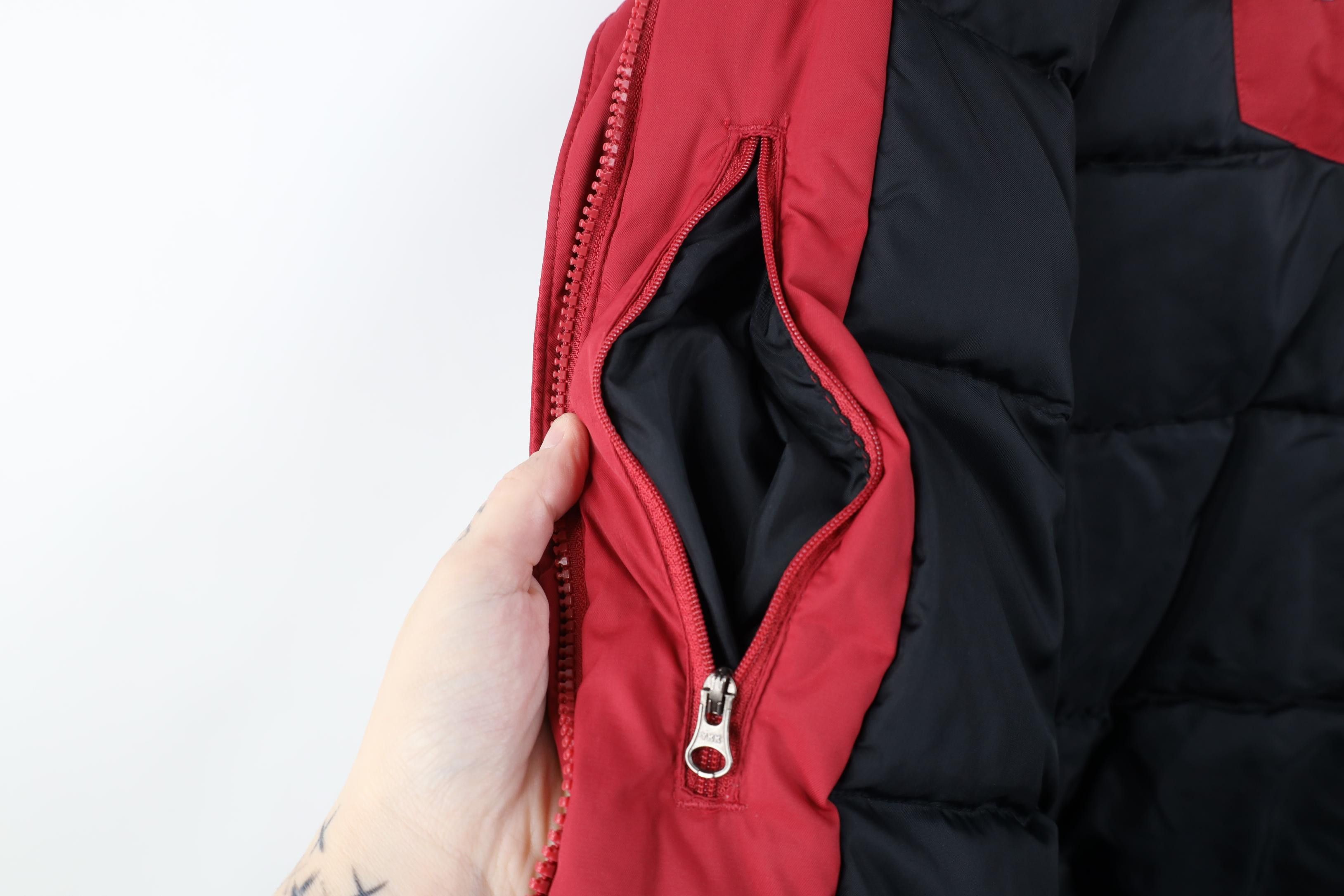 Columbia Vintage Y2K Columbia Star Duck Down Puffer Vest Jacket Red Size S / US 4 / IT 40 - 13 Thumbnail