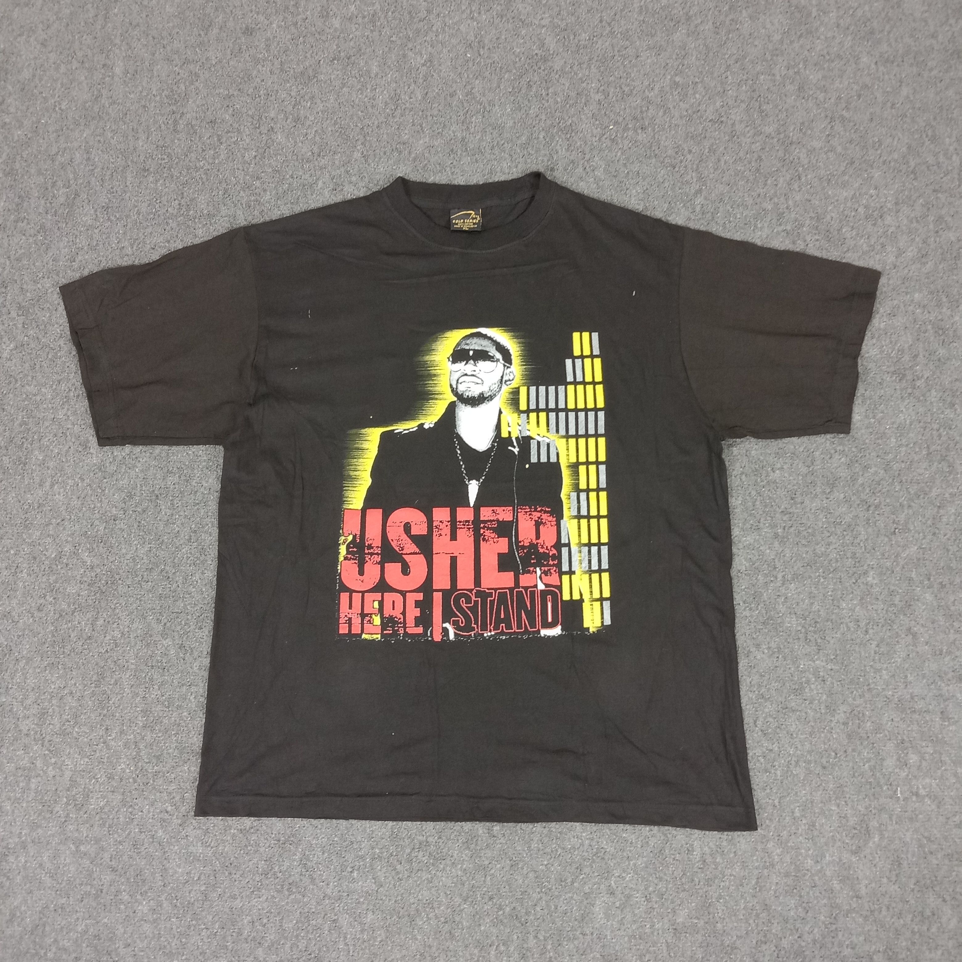Band Tees × Vintage Usher American Singer Songwriter Dancer Tshirt Size US XL / EU 56 / 4 - 1 Thumbnail