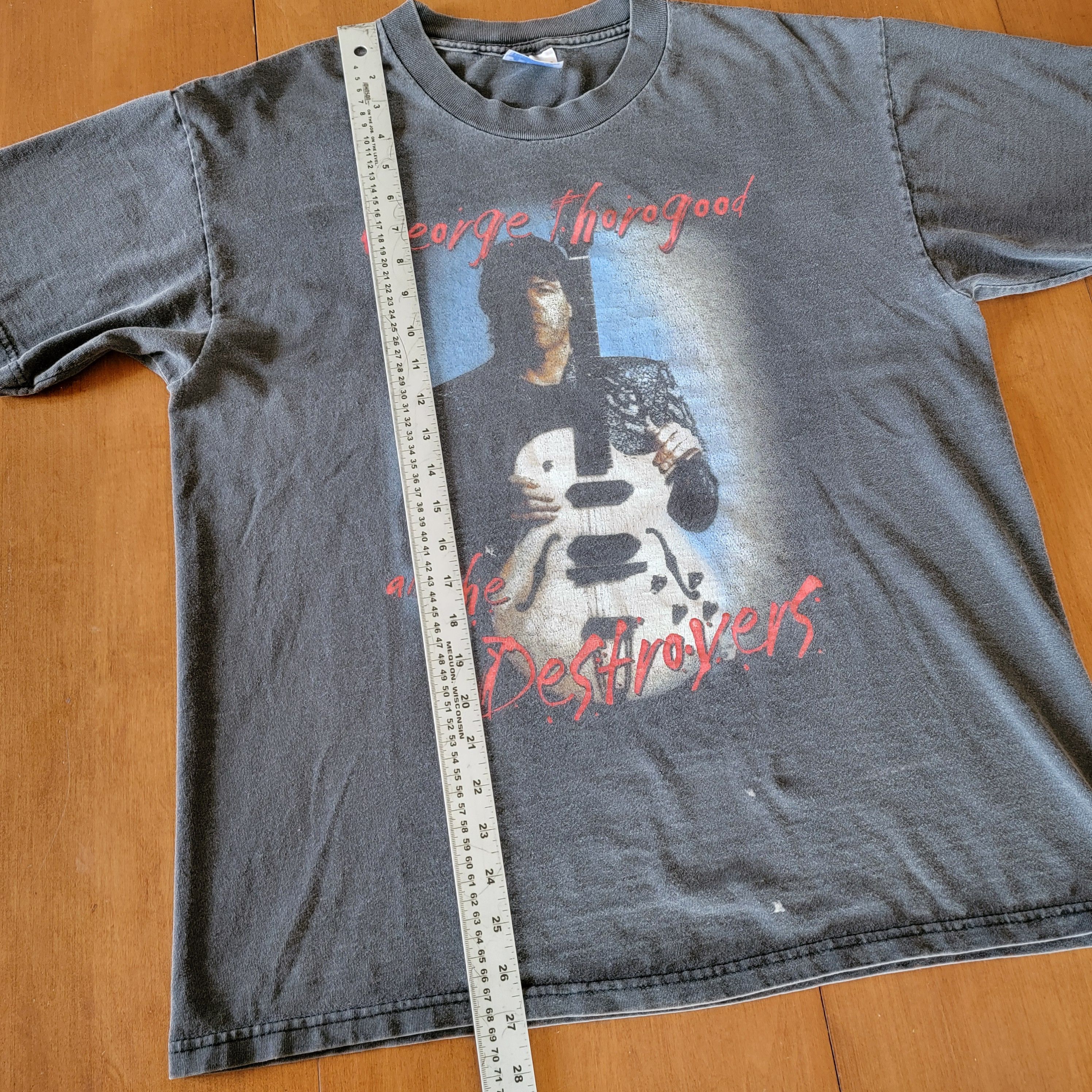Band Tees × Hanes × Vintage 90's George Thorogood and The Destroyers Tour Tee Size US L / EU 52-54 / 3 - 6 Thumbnail