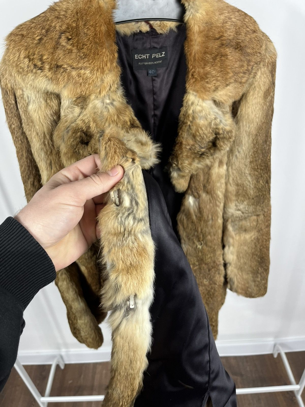 Other Vintage Real Fur Coat Women’s Size 40 Genuine Fur Jacket Size M / US 6-8 / IT 42-44 - 6 Thumbnail