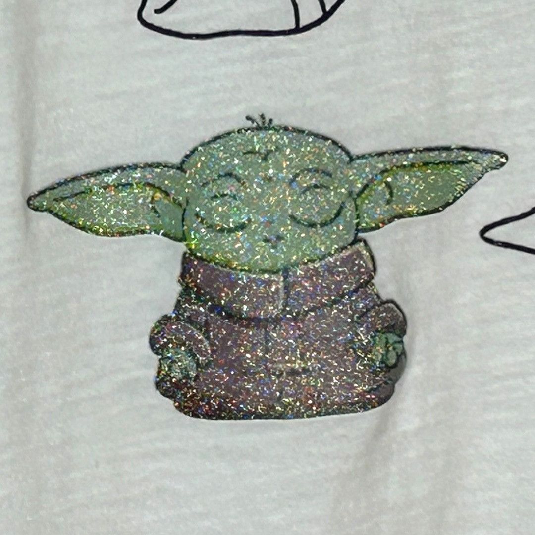 Disney Star Wars Disney GROGU Baby Yoda Graphic T-Shirt Short Slee Size XL / US 12-14 / IT 48-50 - 3 Thumbnail
