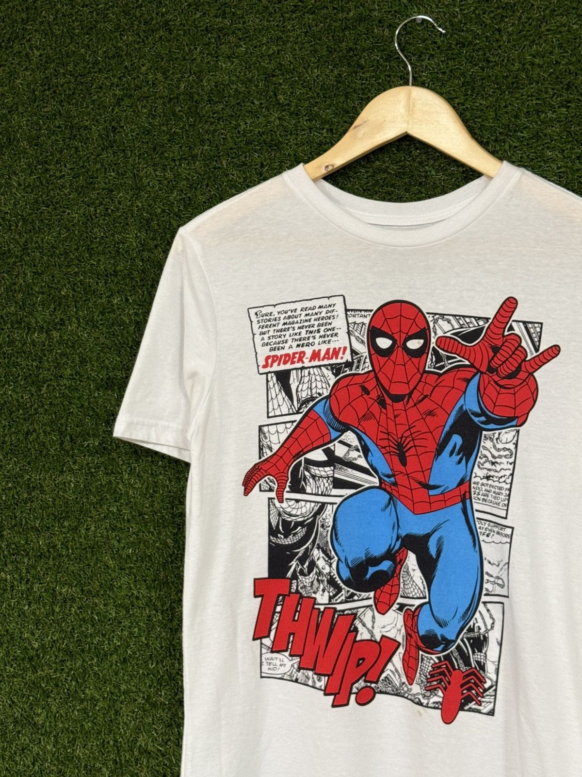 Marvel Comics Spiderman Comic Marvel Graphic Print Tee White Youth XL Size US XS / EU 42 / 0 - 2 Thumbnail