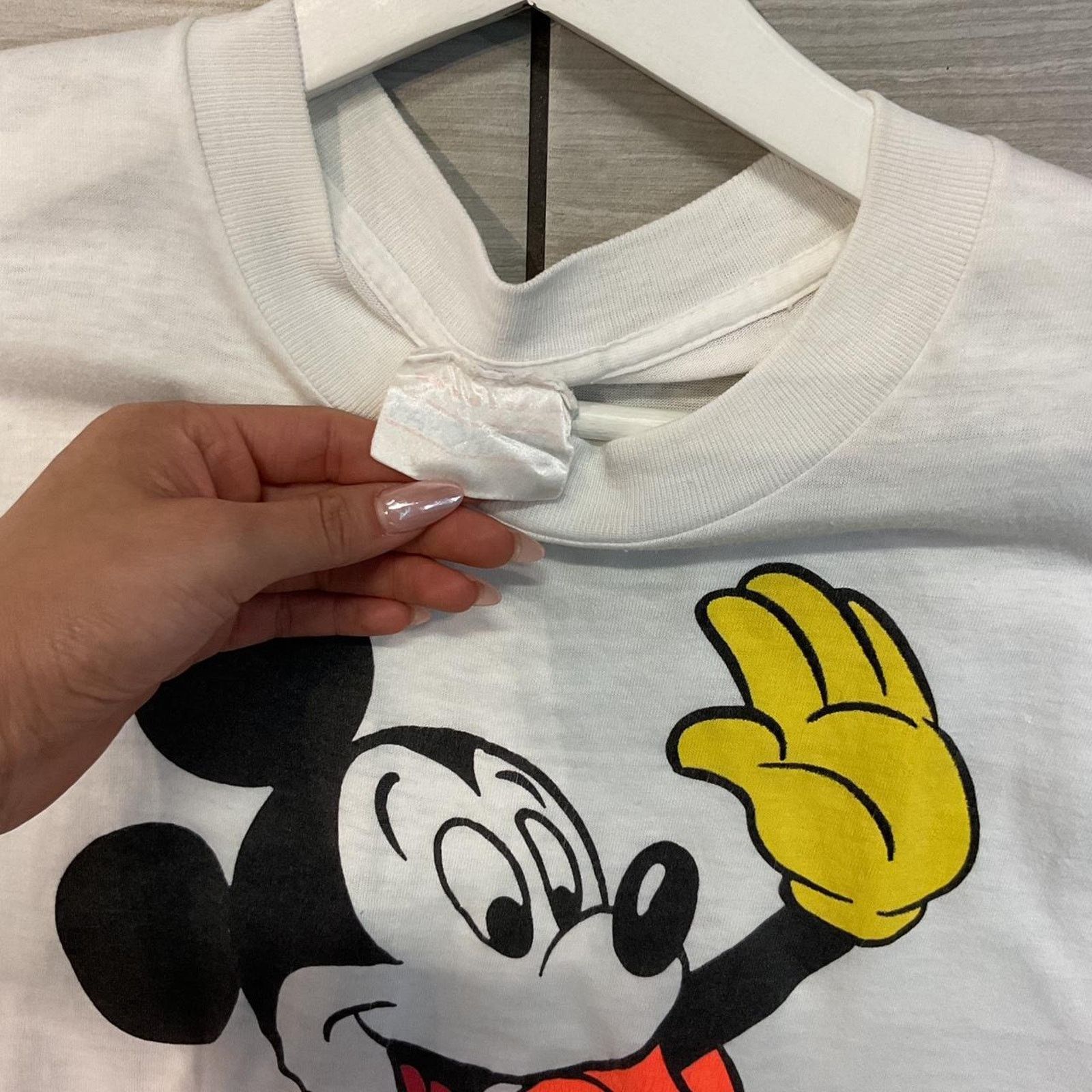 Disney VTG 90s Walt Disney Mickey Mouse Size US L / EU 52-54 / 3 - 3 Thumbnail
