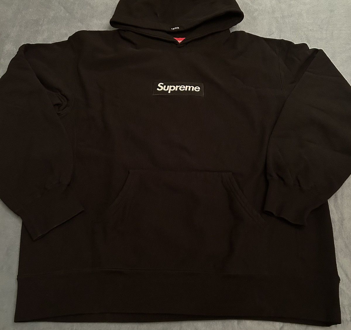 Fashion fake black supreme hoodie