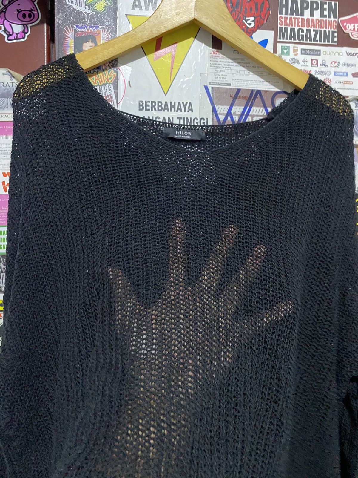 If Six Was Nine × Japanese Brand × Le Grande Bleu (L.G.B.) 💸BINDINGOFFER💸Yellow-Japanese Mesh Knitted Ifsixwasnine Lgb Size US L / EU 52-54 / 3 - 3 Thumbnail