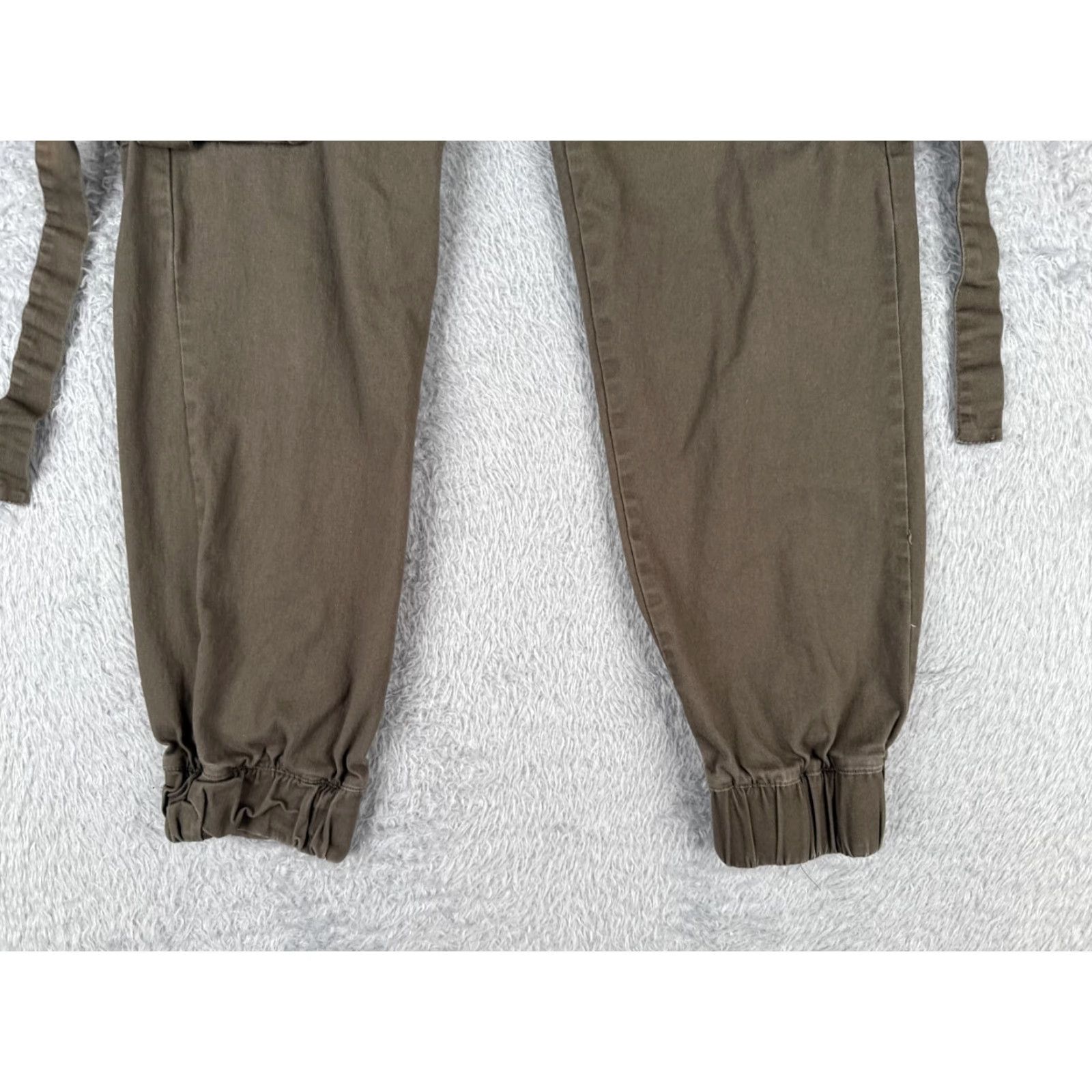 Vintage Streetwear Society Cargo Pants Womens XS Green Army Jogger Cotton 27x26 Size 26" / US 2 / IT 38 - 2 Thumbnail