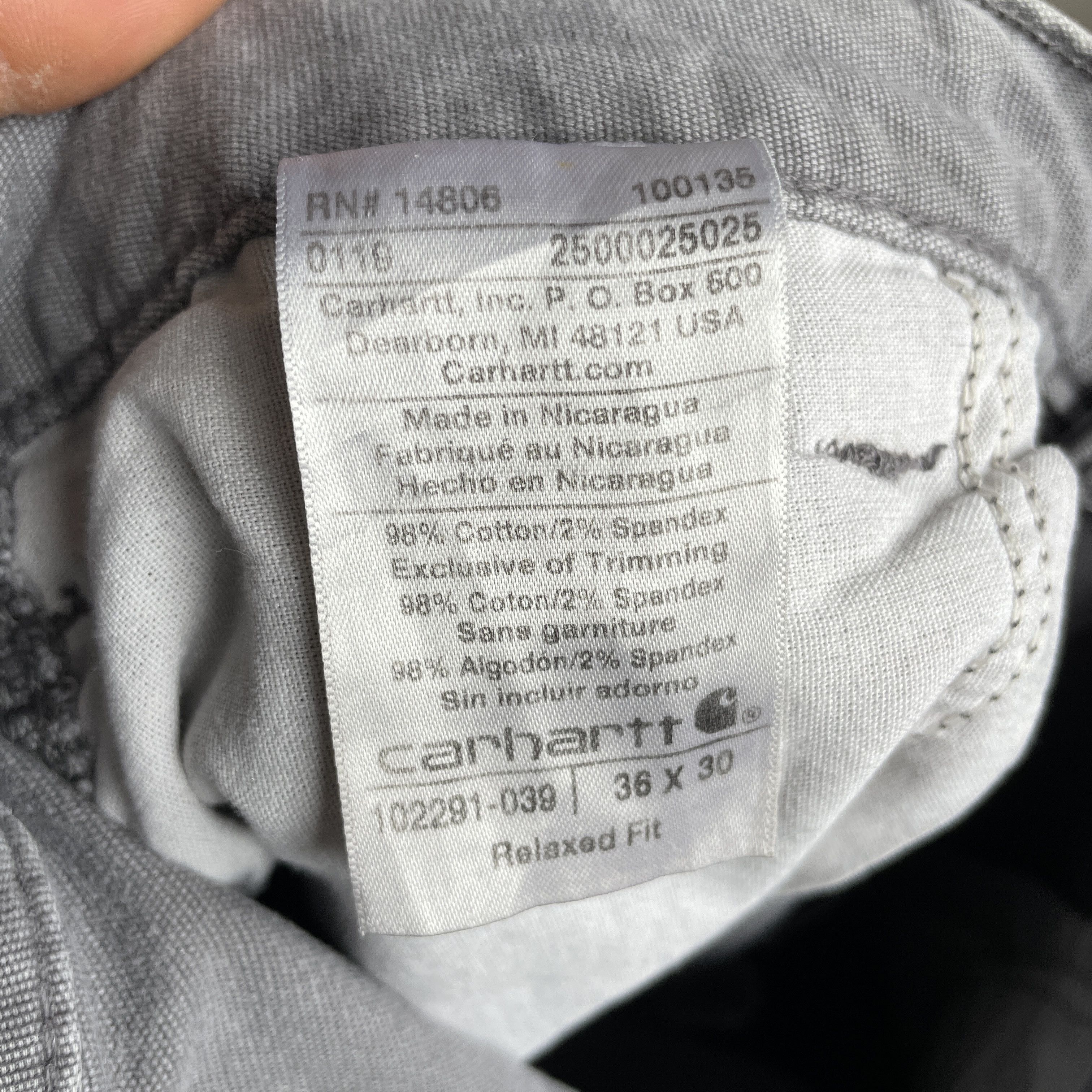 Carhartt Carhartt Vintage Distressed Relaxed Work Pants Size 36x30 Size US 36 / EU 52 - 11 Thumbnail