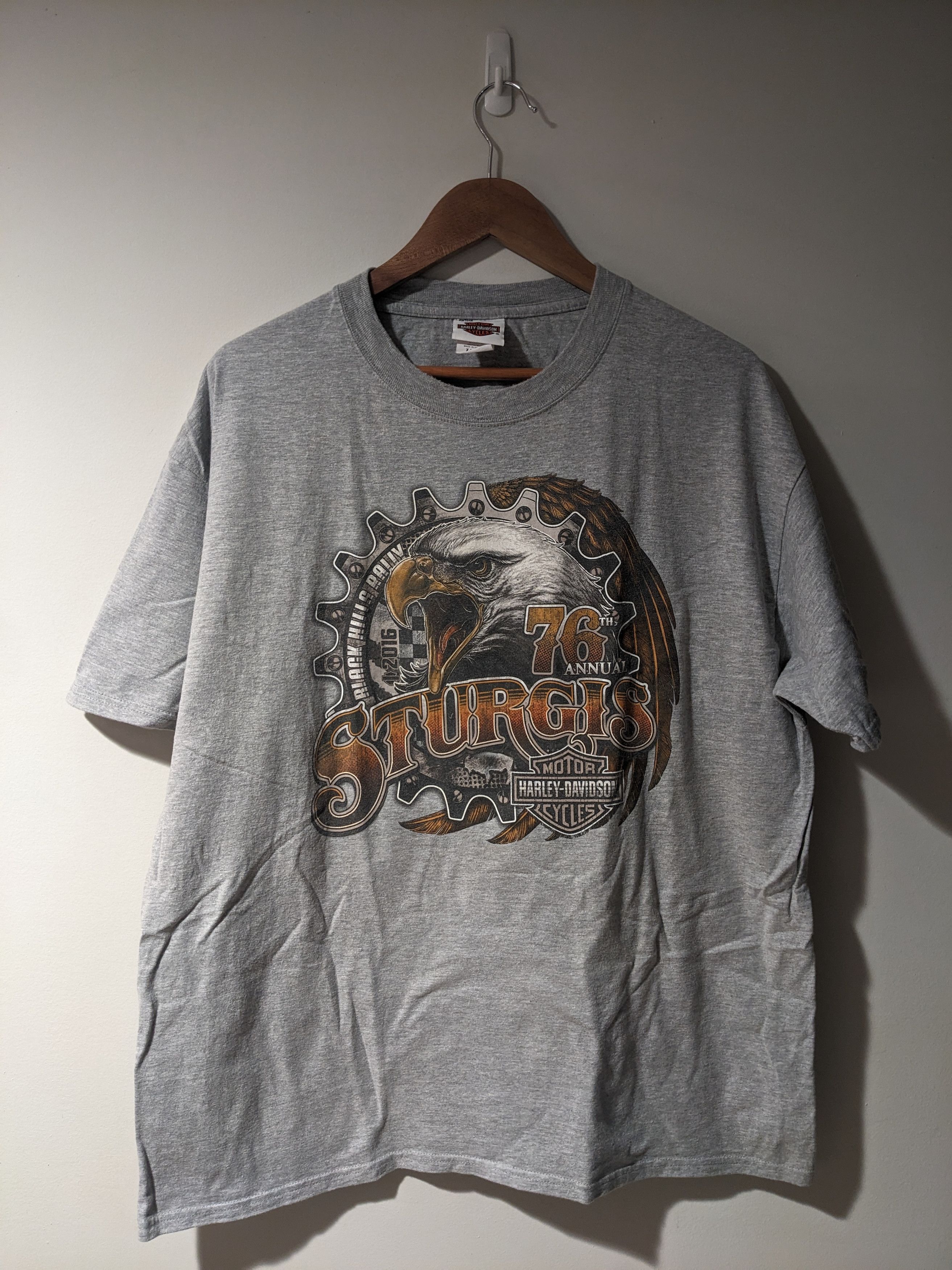 Harley Davidson Vintage 2016 Harley Davidson Motorcycle Anniversary T-Shirt Size US XL / EU 56 / 4 - 1 Thumbnail