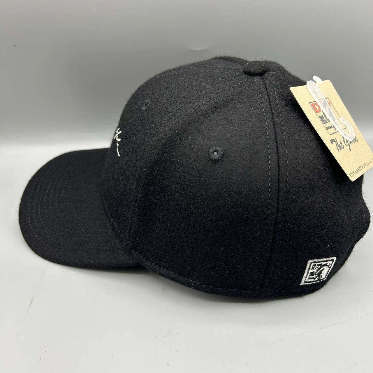 The Game Jackson Hole Hat Men Black Embroidered Strap Back Wool Size ONE SIZE - 5 Thumbnail