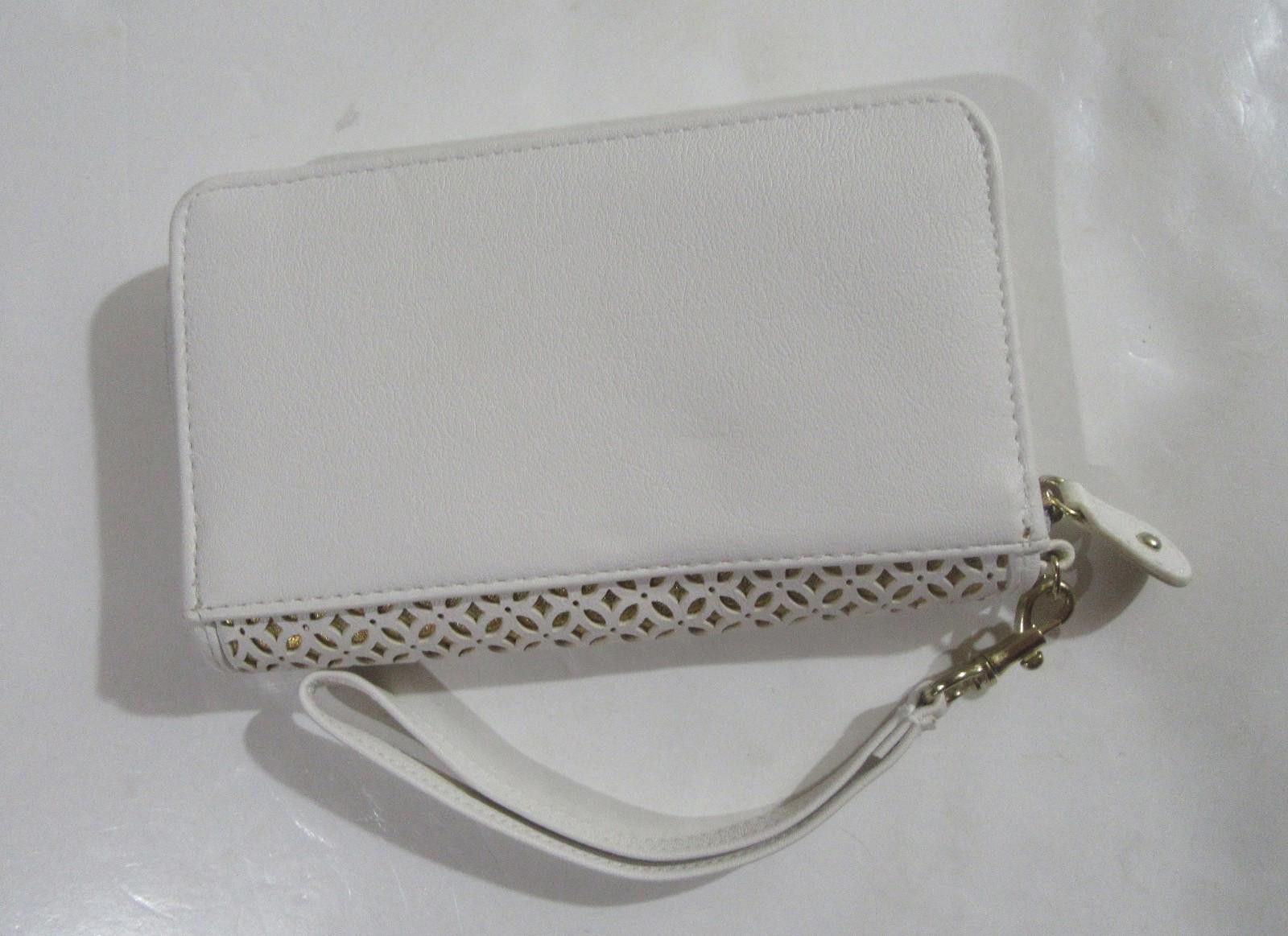 Other Jessica Simpson Lace Zip Around Wallet Vanilla / Gold NWOT Size ONE SIZE - 3 Thumbnail