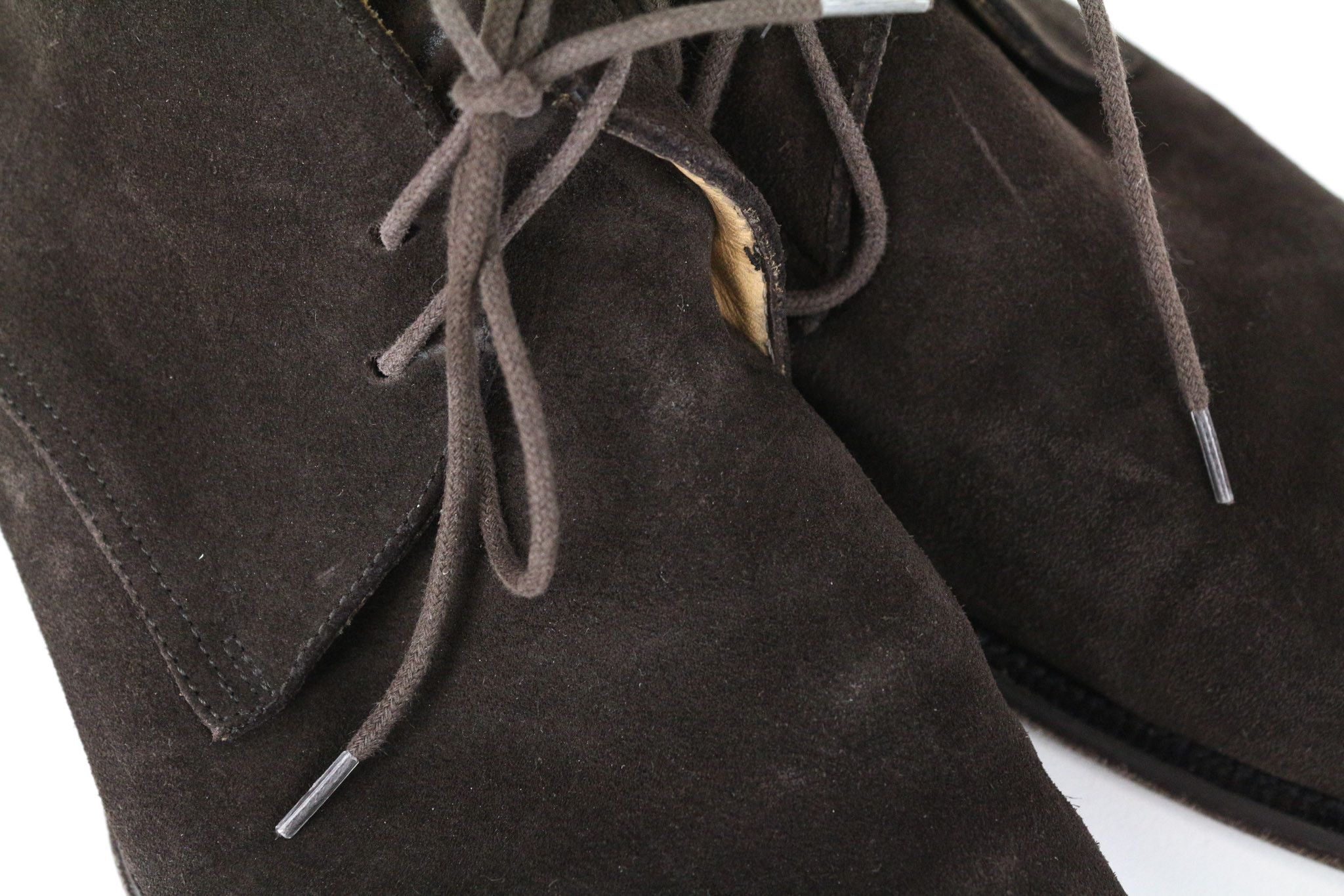 Suitsupply EU41 Dark Brown Suede Laced Shoes 73933 Size US 8 / EU 41 - 9 Thumbnail