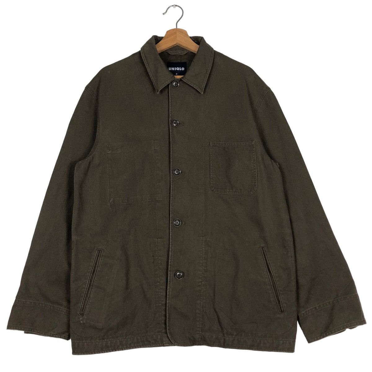 Japanese Brand 🔥Vtg Hikory Chore Jacket Worker Uniqlo Japan Issey Miyake Size US M / EU 48-50 / 2 - 1 Thumbnail