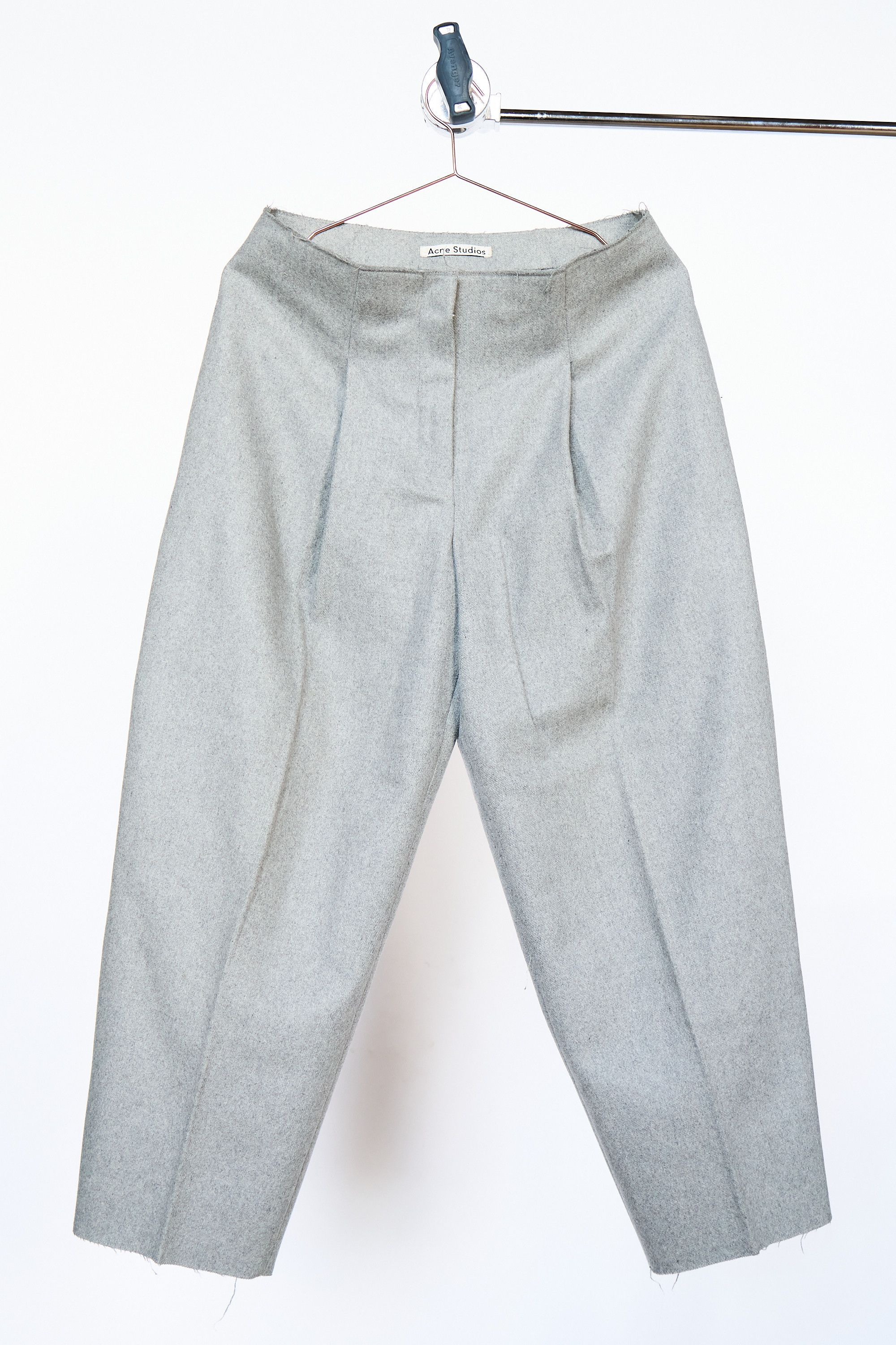 Acne Studios Acne Studios Grey Felt Wool Pants Size 28" / US 6 / IT 42 - 5 Thumbnail