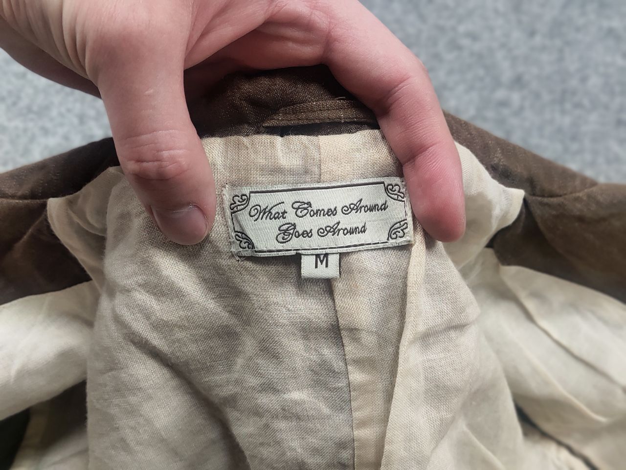 What Goes Around Comes Around What Comes Around goes around Design Linen Blazer Jacket Size US M / EU 48-50 / 2 - 13 Thumbnail