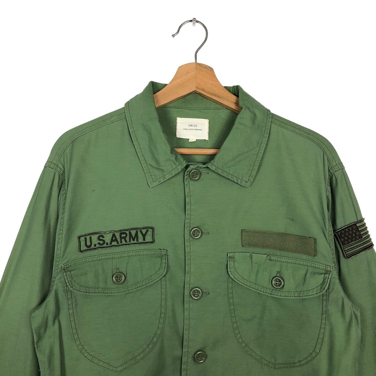 🔥90s Military Inspector Chore Jacket Pocket Corisco General