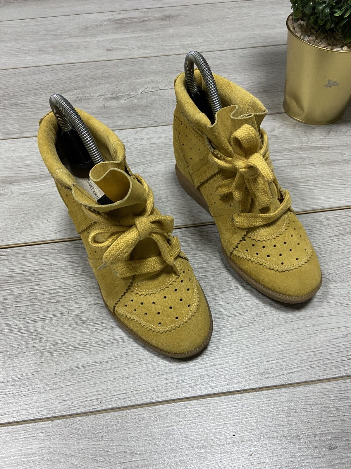 Isabel Marant Isabel Marant Boho vintage leather suede High sneakers shoes Size US 6 / IT 36 - 2 Thumbnail