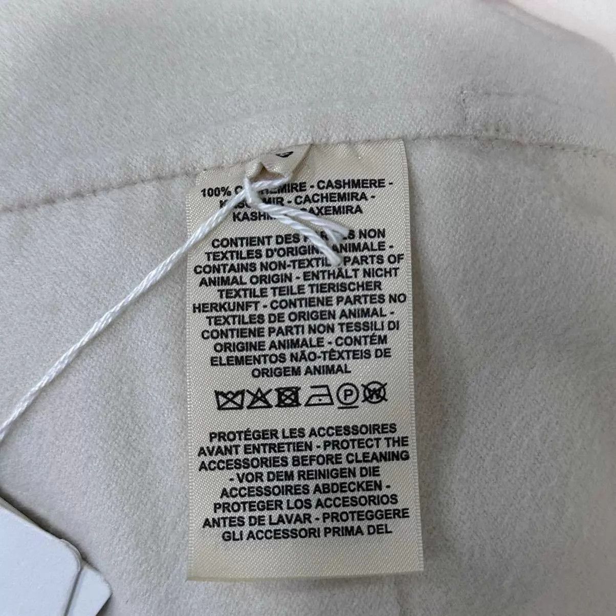 Hermes HERMES Cream Cashmere Coat 38 NWT Size S / US 4 / IT 40 - 5 Thumbnail