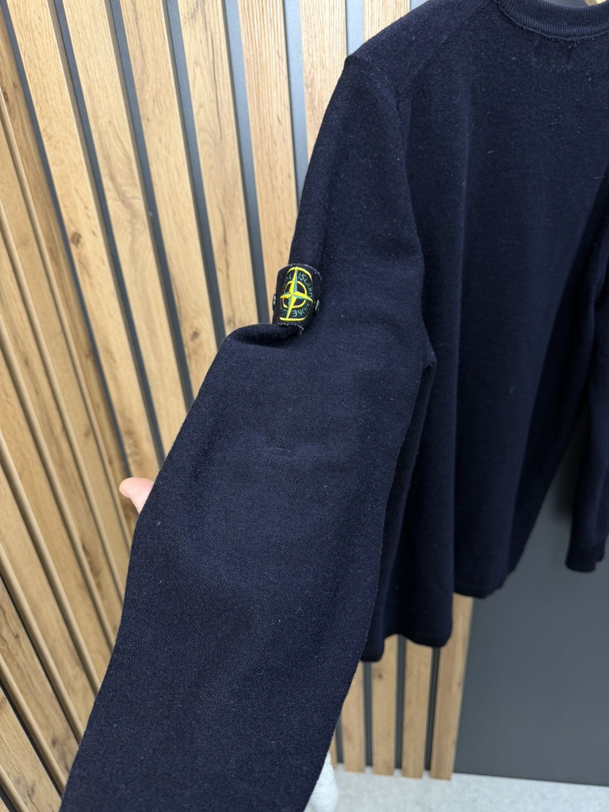 Stone Island Stone Island Crewneck Wool Knit Sweater Navy Men’s Size US XL / EU 56 / 4 - 15 Thumbnail