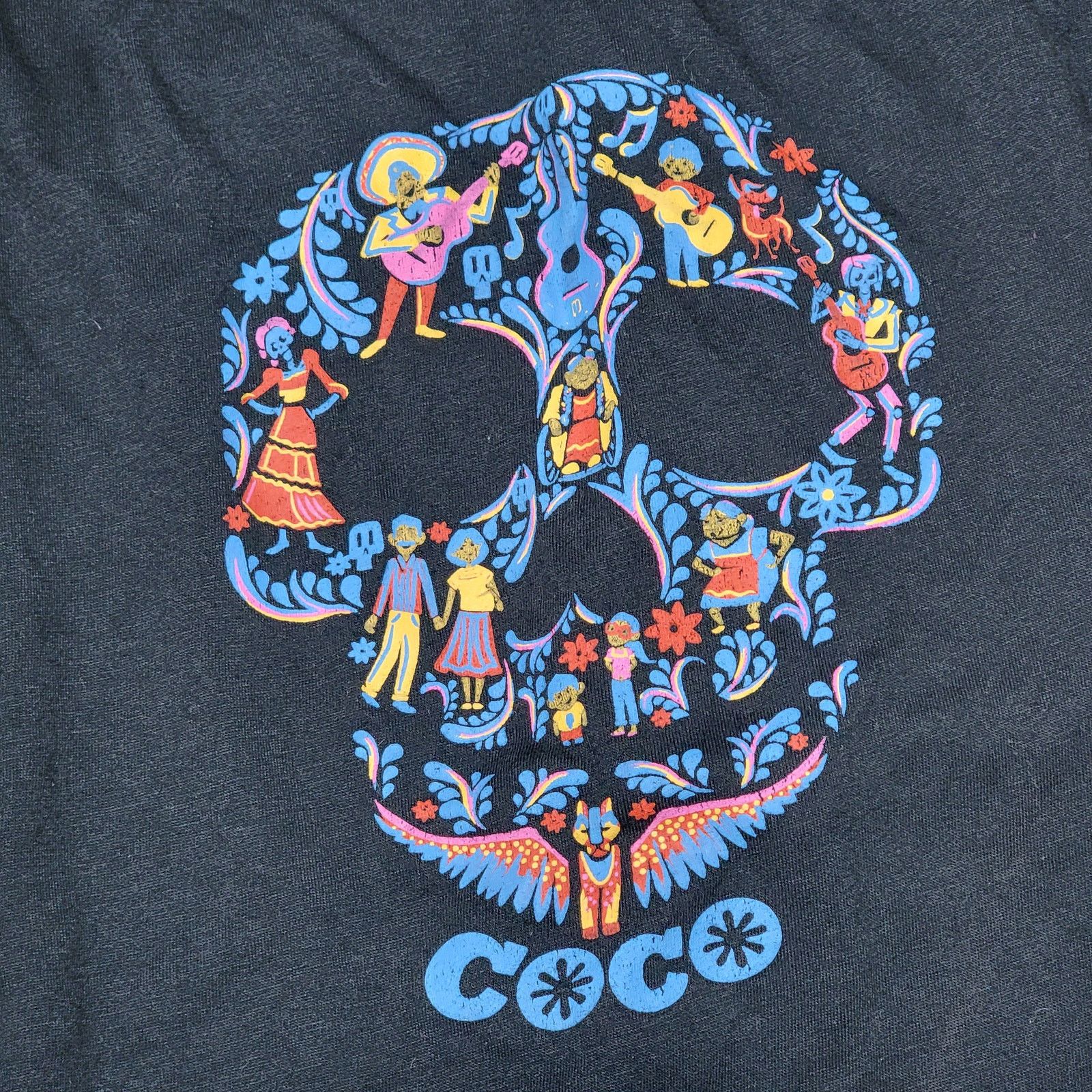 Disney Disney Pixar Coco Pull-On Pants Sugar Skull Characters - 2 Size 26" / US 2 / IT 38 - 3 Thumbnail