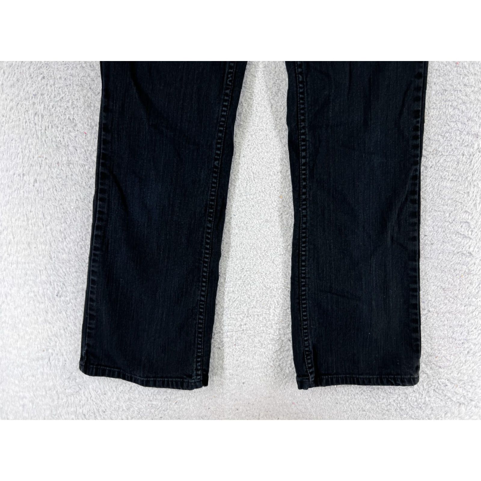 Levi's Levis Jeans Womens 4 Black Denim Boot Cut Mid Rise Cotton Blend 26x28 Size 27" / US 4 / IT 40 - 2 Thumbnail