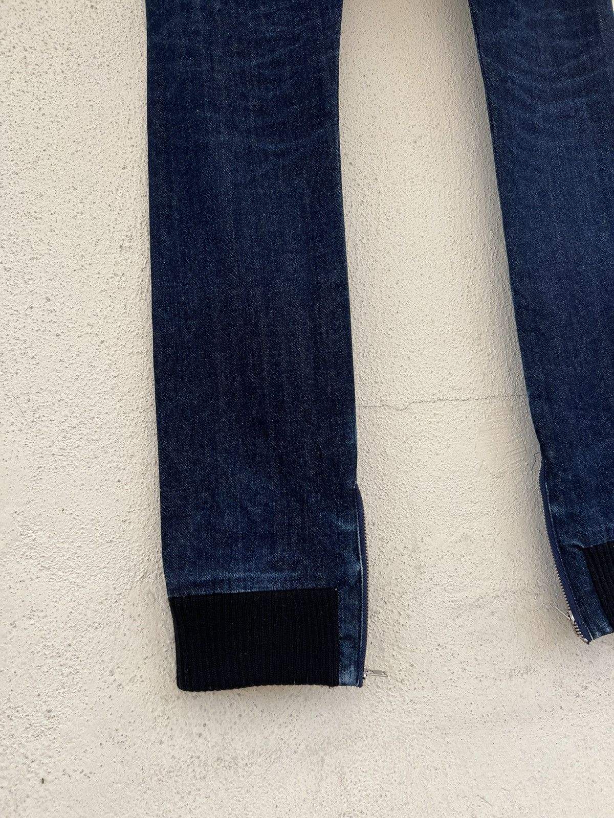 Japanese Brand Vintage AW 2009 PLEIN Yoshida Roberto Hybrid Denim Jeans Size US 29 - 17 Thumbnail