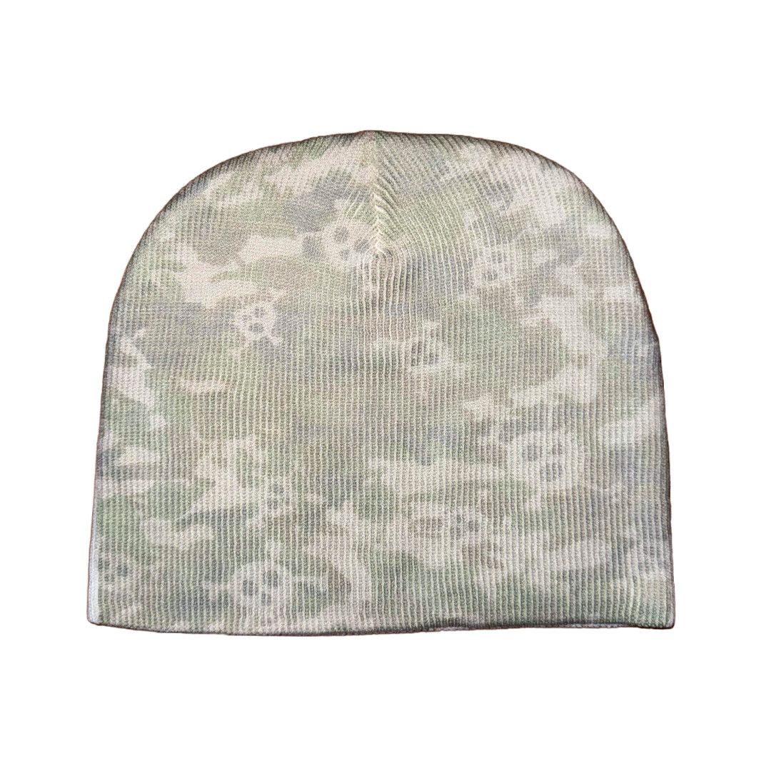 Japanese Brand Skull Camo Beanie Y2K Vintage Style Size ONE SIZE - 1 Thumbnail