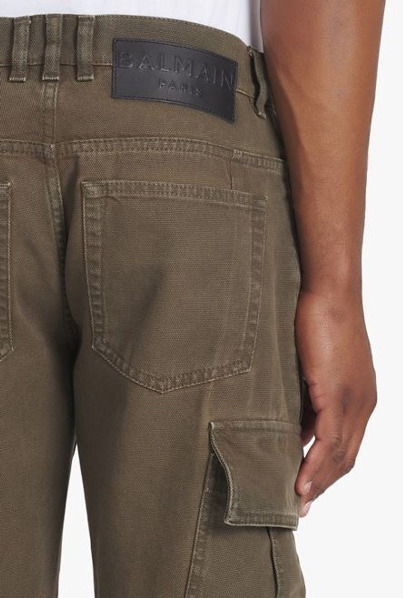 Balmain o1y0426 Cargo Pant in Dark Brown Size US 28 / EU 44 - 3 Thumbnail