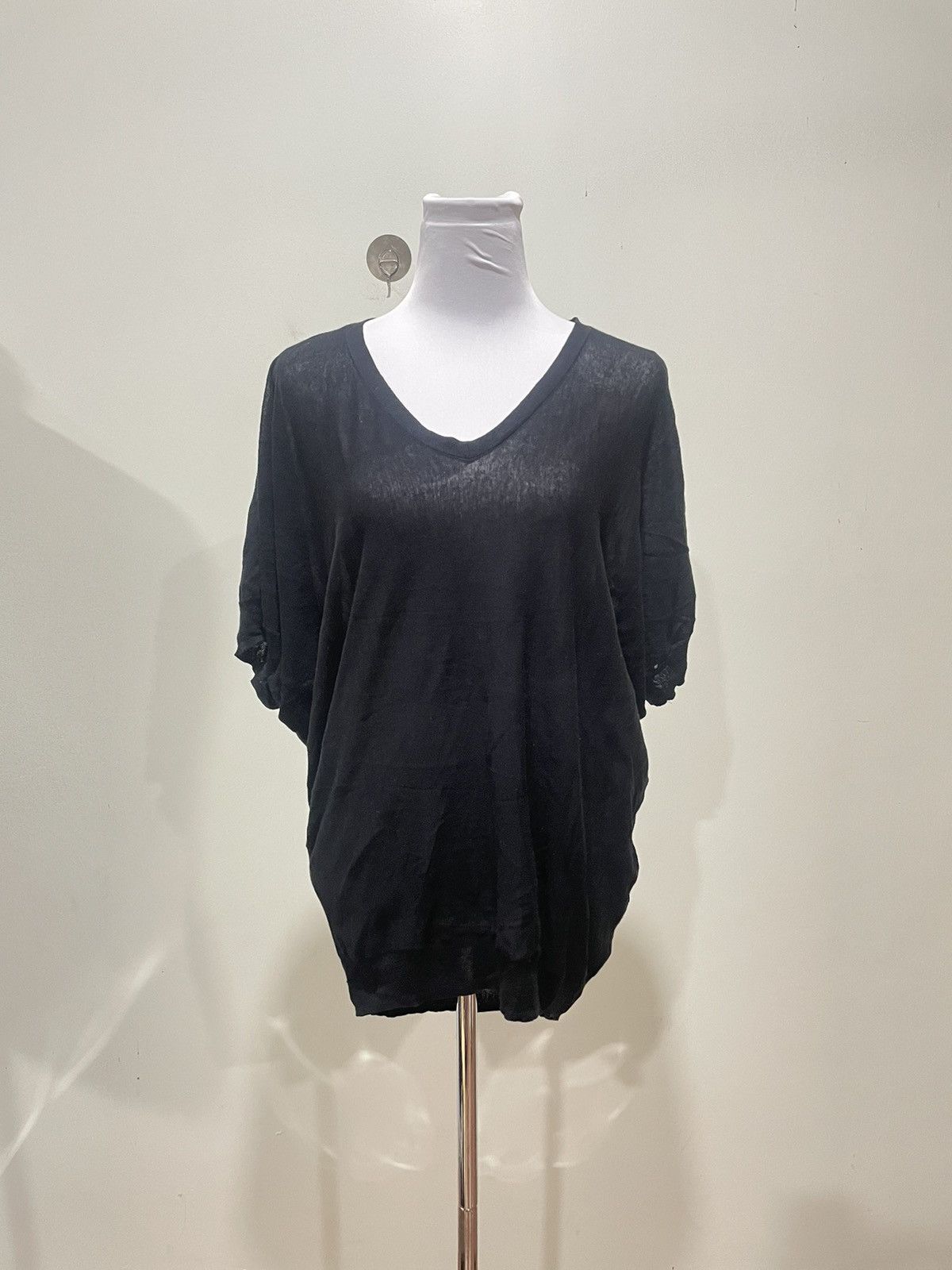 image of Vintage Zucca Black Blouse, Women's (Size Medium)