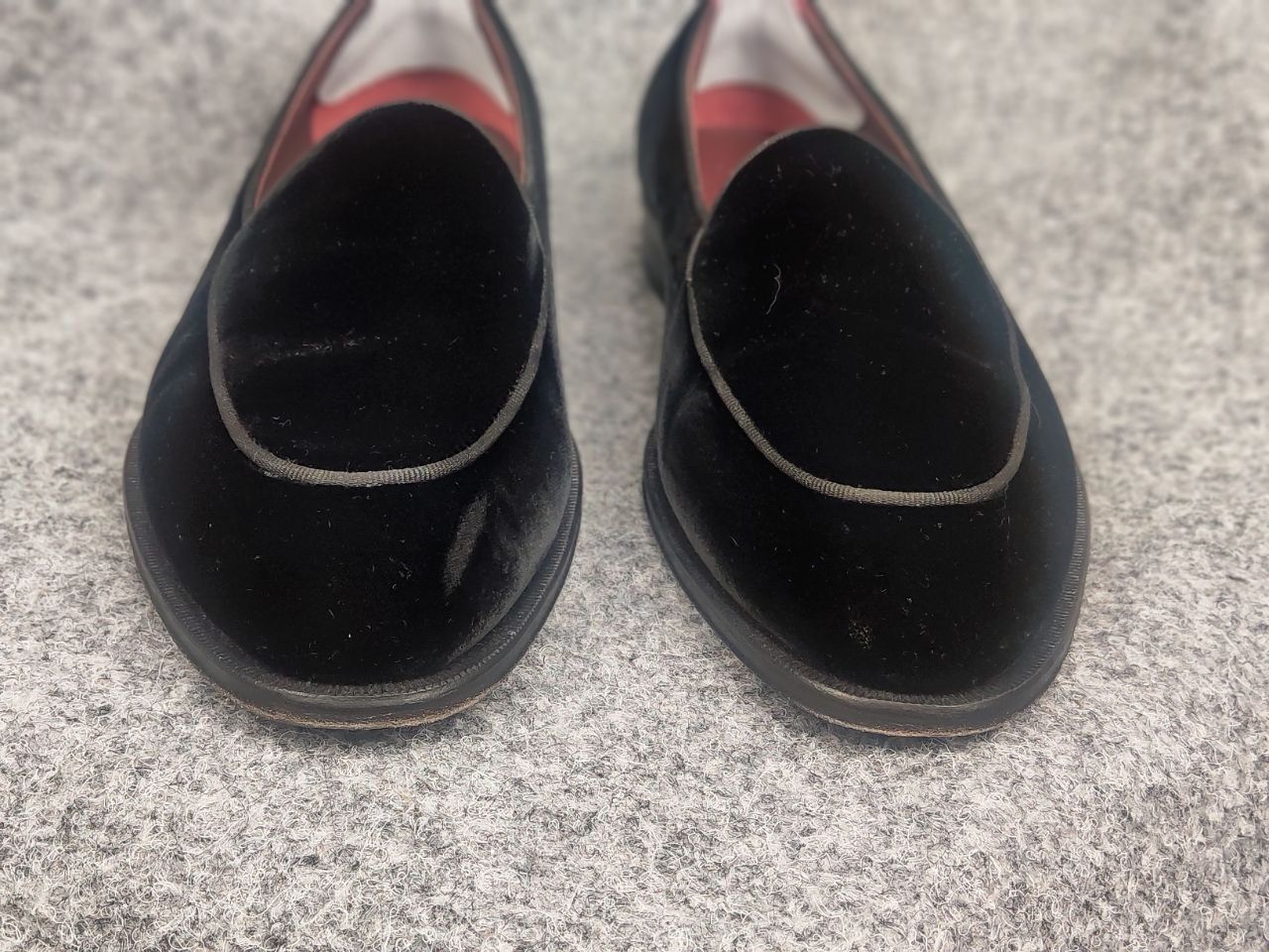 Suitsupply Suitsupply Tuxedo Velour Black Slip On Loafers Formal Shoes Size US 8 / EU 41 - 6 Thumbnail
