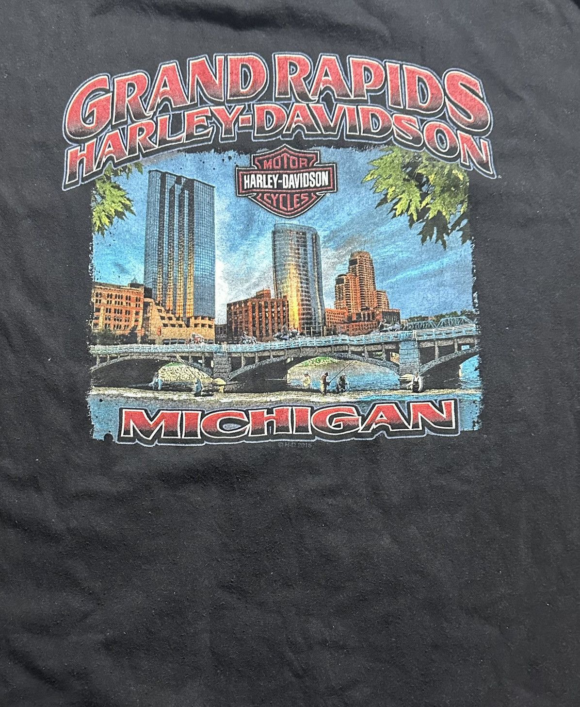 Harley Davidson Harley Tee “Grand Rapids, Michigan” Size US XXL / EU 58 / 5 - 2 Thumbnail