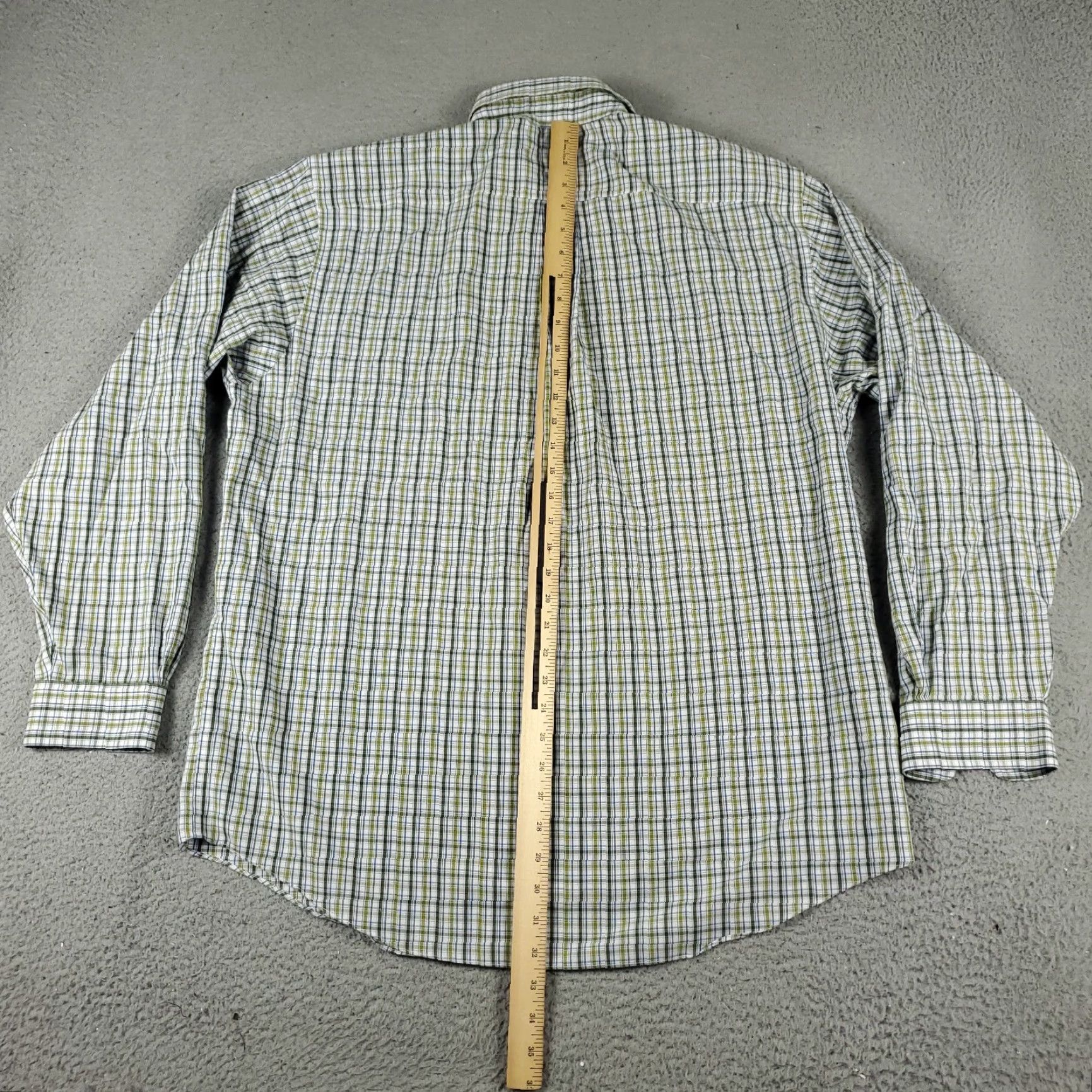 Brooks Brothers Brooks Brothers Button-Up Shirt Mens Large Green Plaid Long Sleeve Casual Size US L / EU 52-54 / 3 - 3 Thumbnail