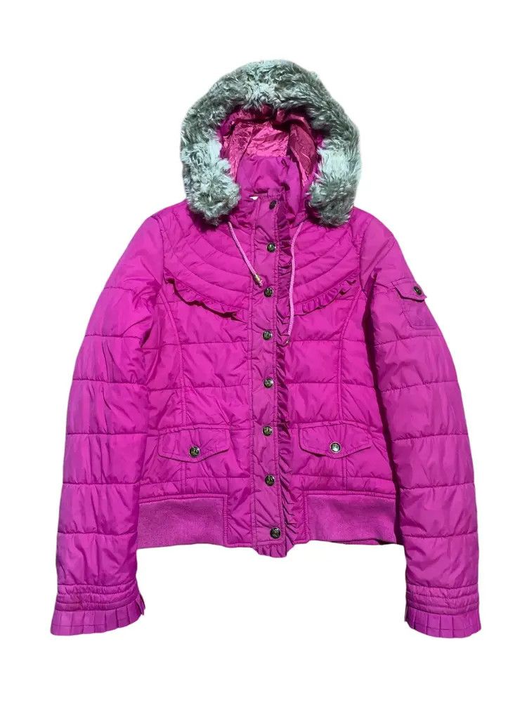 Juicy Couture Juicy Couture puffer fur jacket embroidery Size M / US 6-8 / IT 42-44 - 1 Thumbnail